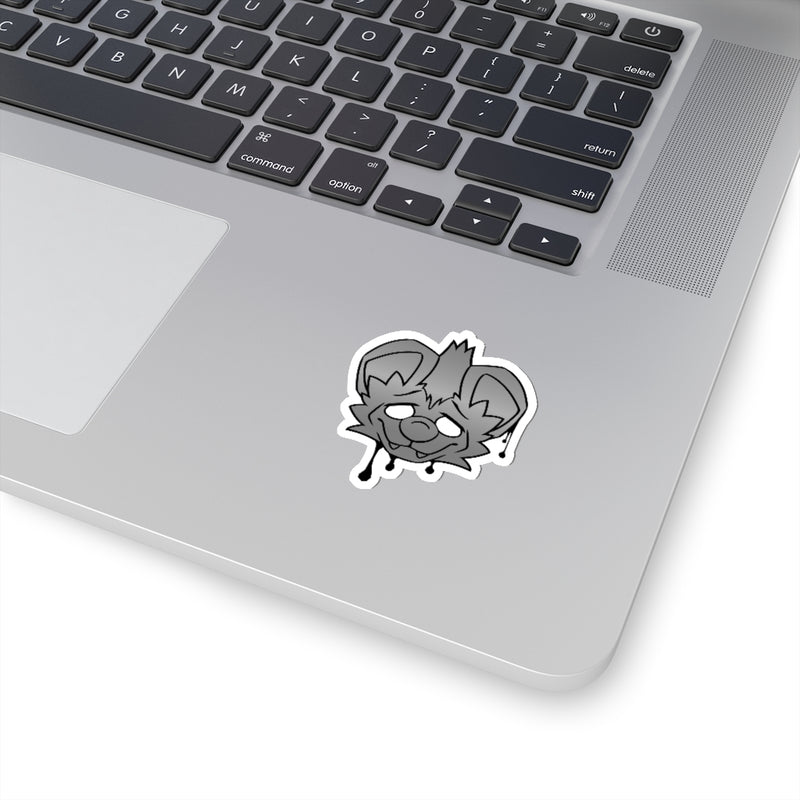 "Meltwave - (Grey and White)" - @ensoguy Stickers