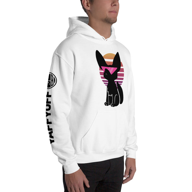 "Fennec Fox Retro" - @IshinnSir Hoodie