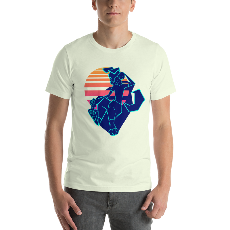 "Retro Polygon Dog" - @rabbitack T-Shirt